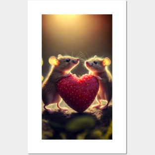 A Couple of Love Mices 2 Posters and Art